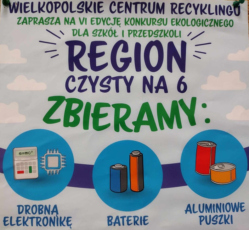 plakat akcji "Region czysty na 6"